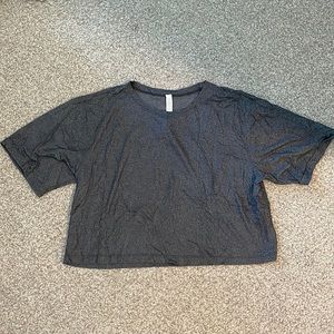 Lululemon Gray Crop Top